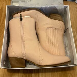 Blush Cowgirl Booties